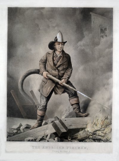 Le pompier américain, face à l