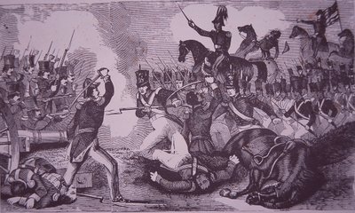La bataille de Churubusco, guerre américano-mexicaine - American School