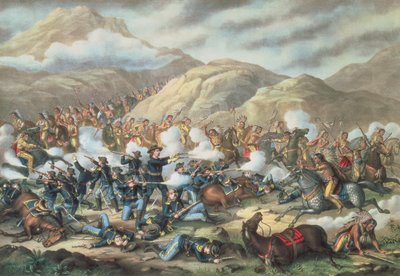 La bataille de Little Big Horn, 25 juin 1876, 1889 - American School