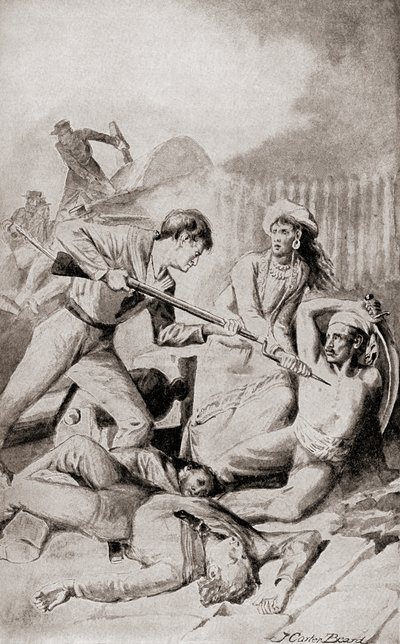 La Bataille de Quallah Battoo en 1832, de 