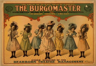 Le bourgmestre, vers 1899 (lithographie couleur) - American School