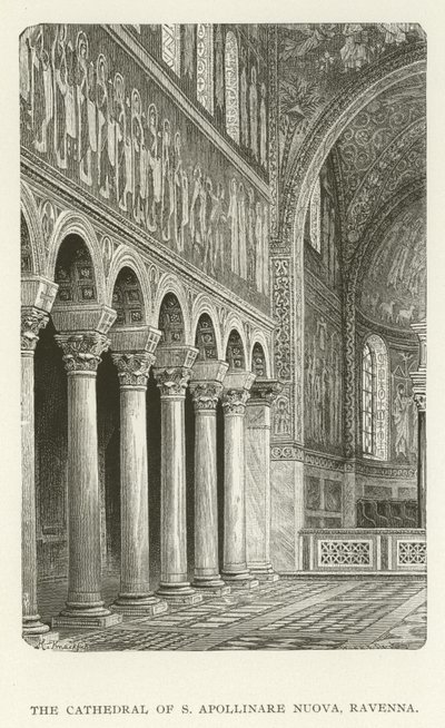 La cathédrale de S Apollinare Nuova, Ravenne - American School
