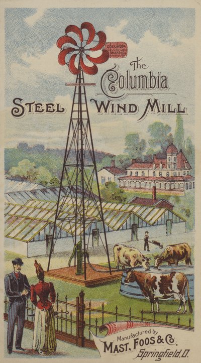 Le moulin à vent en acier Columbia - American School