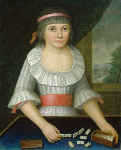 La Fille au Domino, c.1790 - American School