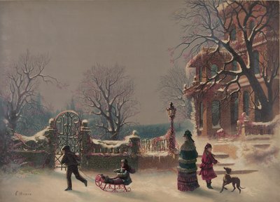 La première neige, 1877 - American School