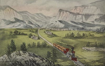 Le Grand Ouest, pub. 1870, Currier & Ives - American School