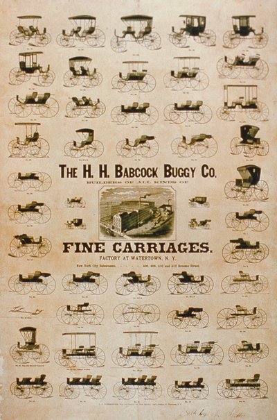 La Compagnie de Voitures H.H. Babcock, Voitures de Luxe - American School