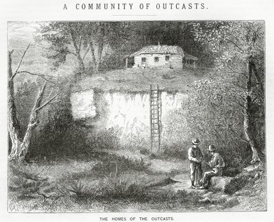 Les Maisons des Parias, illustration pour une histoire, Une Communauté de Parias, de l