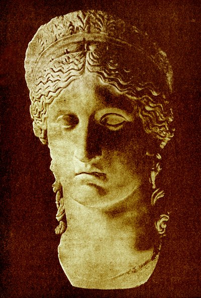 La Junon Ludovisi, illustration de History of Greece par Victor Duruy, publiée en 1890 - American School
