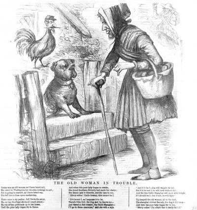 La vieille femme en difficulté - American School