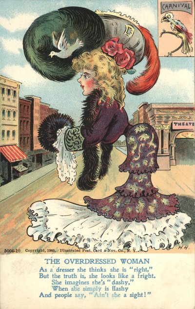 La femme trop habillée - American School