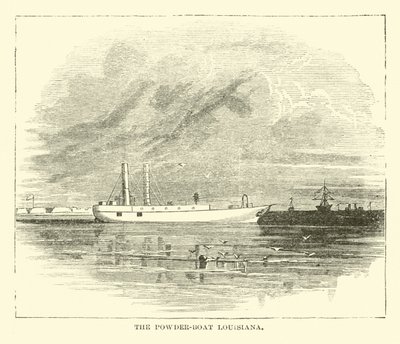 Le bateau-poudre Louisiana, décembre 1864 - American School