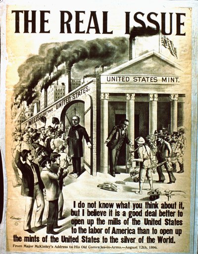 La véritable question - Une affiche plaidant pour que les États-Unis ouvrent leurs usines à la main-d