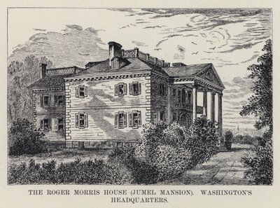 La maison Roger Morris, manoir Jumel, quartier général de Washington - American School