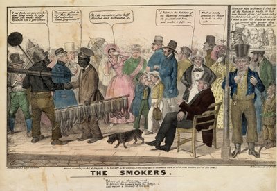 Les Fumeurs, vers 1837 - American School