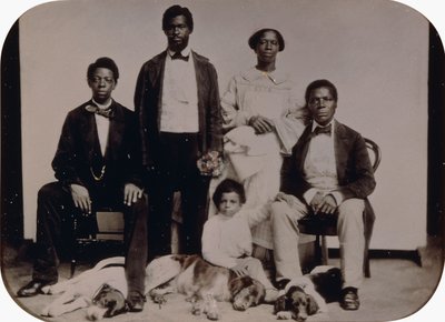 La scène de mariage, vers 1860 - American School