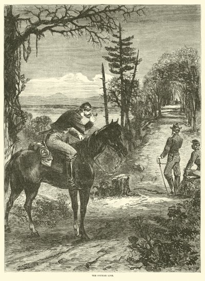 La ligne de courrier, avril 1863 - American School