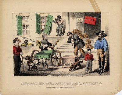 Le premier mai 1865, ou, Jour de déménagement général à Richmond Va. - American School
