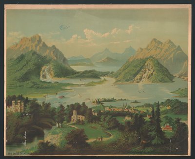 Les lacs de Killarney, c.1878 - American School