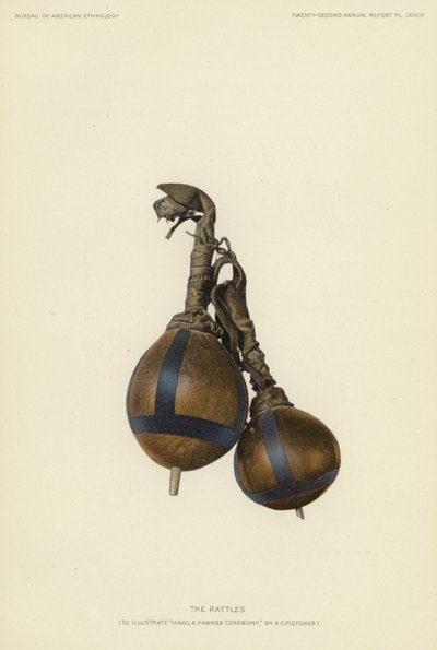 Les hochets (lithographie couleur) - American School