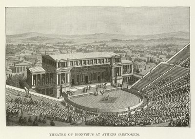Théâtre de Dionysos à Athènes, restauré - American School