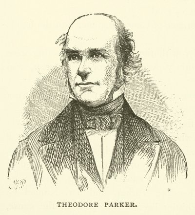 Theodore Parker, ministre unitarien américain, transcendantaliste et abolitionniste - American School
