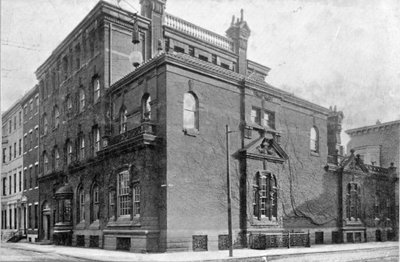Résidence de Thomas Alexander Scott, S. Rittenhouse Square, coin de la 18e rue - American School