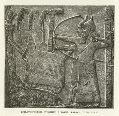 Tiglath-Pileser prenant d