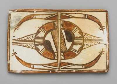 Carreau, fabriqué à Mesa, Arizona par le peuple Hopi - American School