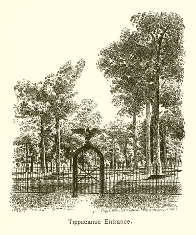 Entrée de Tippecanoe, Général William Henry Harrison - American School