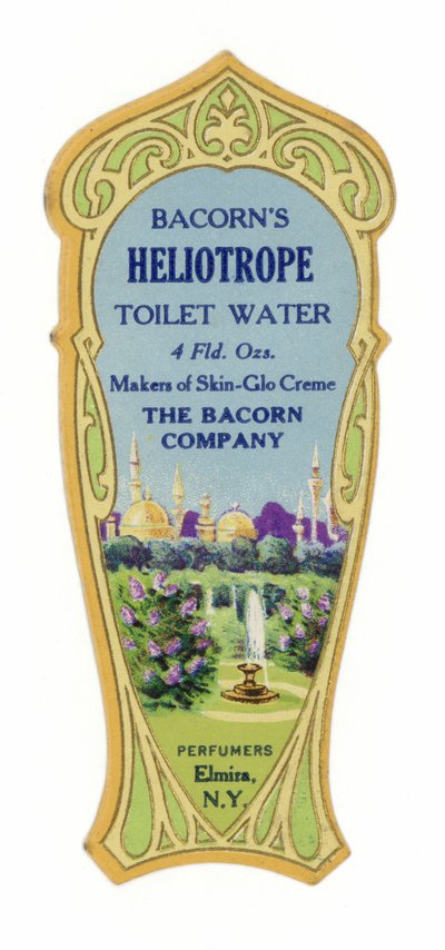 Étiquette Eau de Toilette, Héliotrope - American School