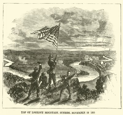 Sommet de Lookout Mountain, lever du soleil, 25 novembre 1863 - American School