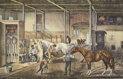 Courses de Trot à Domicile, Une Écurie Modèle - American School