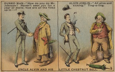 Deux hommes se rencontrant - American School
