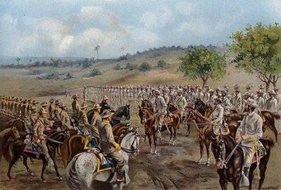 Armée américaine, reddition du général Toral de Santiago au général Shafter - American School