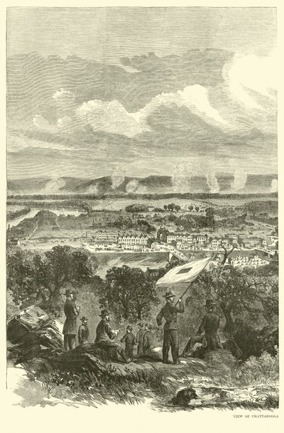 Vue de Chattanooga et du camp fédéral, novembre 1863 - American School