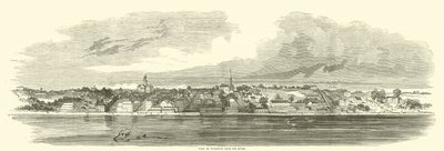 Vue de Vicksburg depuis le fleuve, juin 1862 - American School