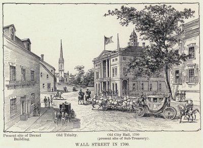 Wall Street en 1700 - American School