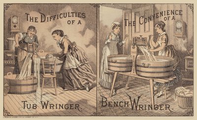 Blanchisseuses au travail - American School