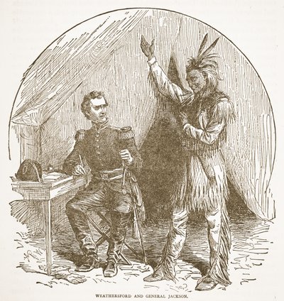 Weathersford et le général Jackson, d
