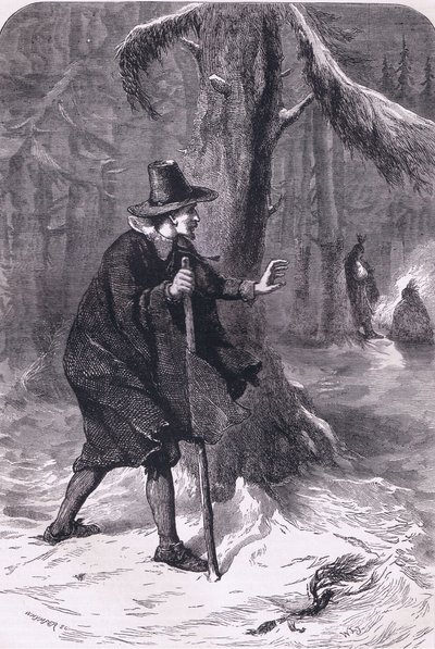 William dans la forêt, illustration de l