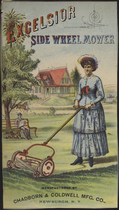 Femme en train de tondre l
