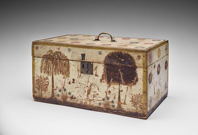 Boîte à ouvrage, vers 1830-40 - American School