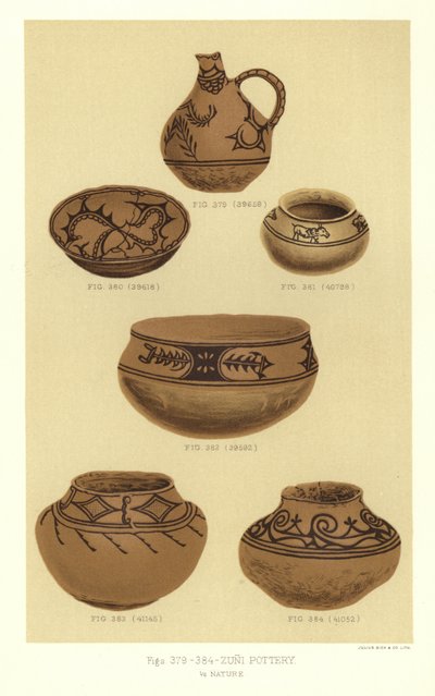 Poterie Zuni - American School