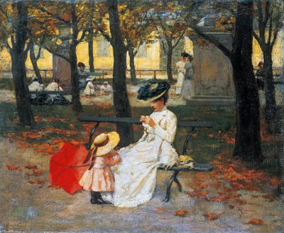 Les jardins publics, par Amerigo Cagnoni - Amerino Cagnoni
