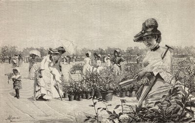 Femmes marchant à Brera, Milan, Italie - Amerino Cagnoni