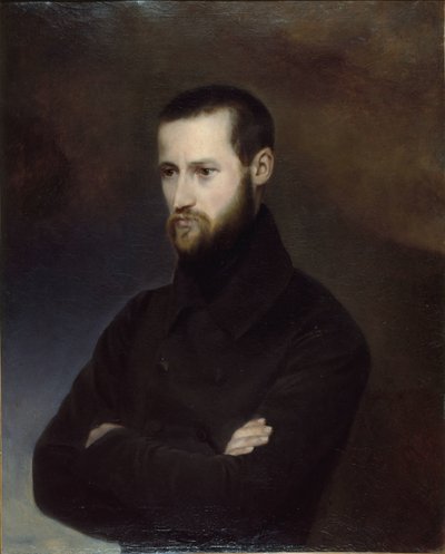 Portrait de Louis-Auguste Blanqui 1805-1881, entre 1844 et 1850 - Amélie Suzanne Serre