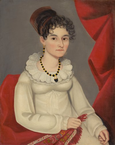 Portrait de Catharine Couenhoven Clark - Ammi Phillips