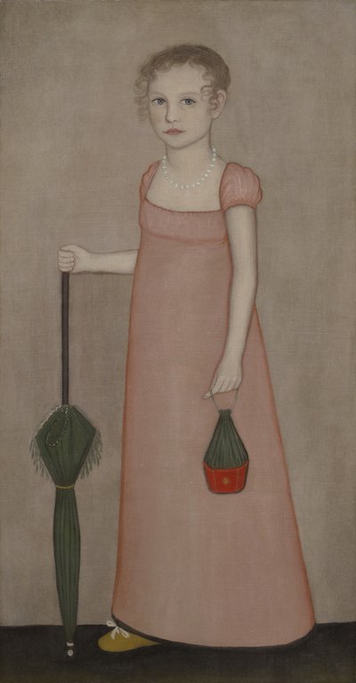 Portrait de Harriet Campbell, vers 1815 - Ammi Phillips