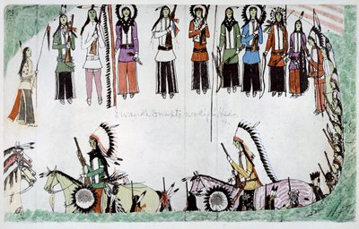 Smoothing the Place Dance, vers 1889-1913 - Amos Bad Heart Buffalo